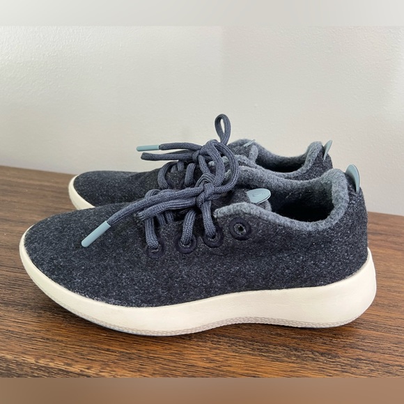 Allbirds Wool Runner Mizzle Savannah Nights Blue Sneakers - Picture 6 of 11
